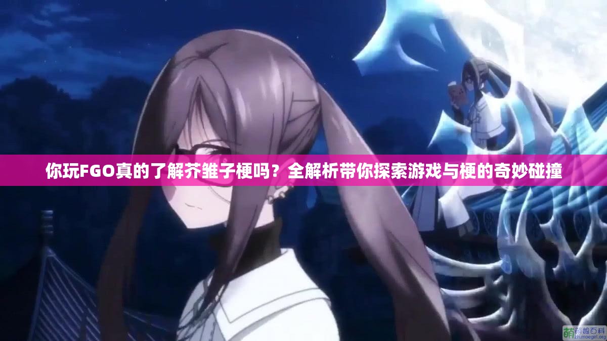 你玩FGO真的了解芥雏子梗吗？全解析带你探索游戏与梗的奇妙碰撞