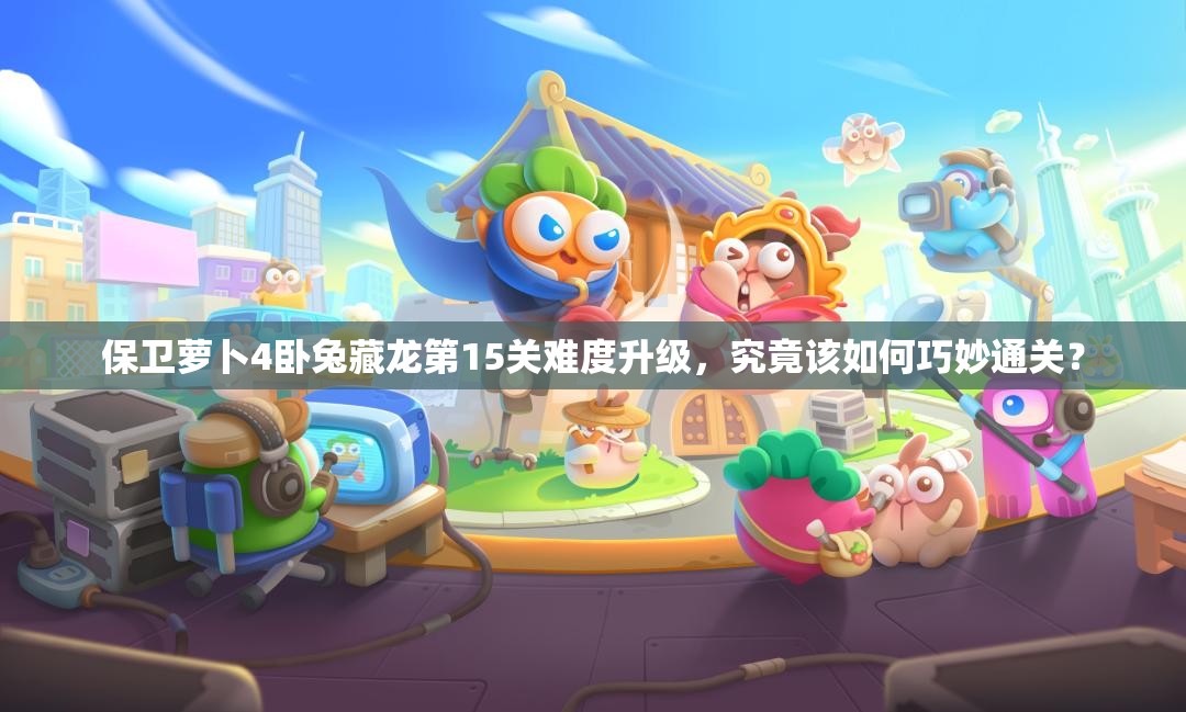 保卫萝卜4卧兔藏龙第15关难度升级，究竟该如何巧妙通关？