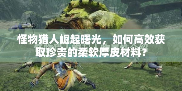 怪物猎人崛起曙光，如何高效获取珍贵的柔软厚皮材料？