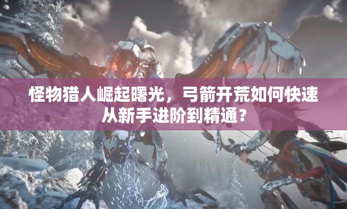 怪物猎人崛起曙光，弓箭开荒如何快速从新手进阶到精通？