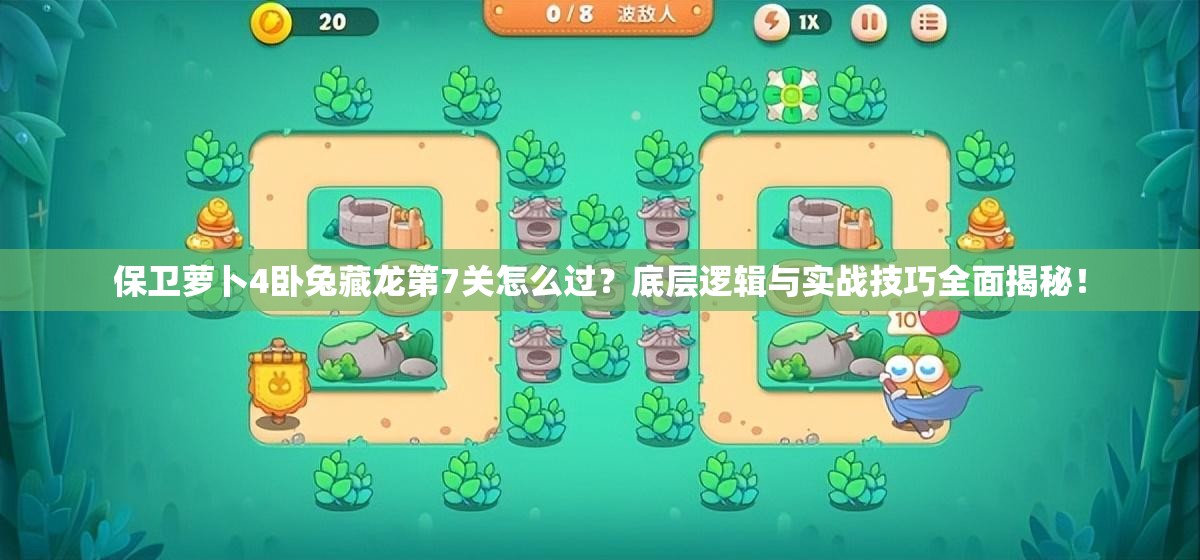 保卫萝卜4卧兔藏龙第7关怎么过？底层逻辑与实战技巧全面揭秘！