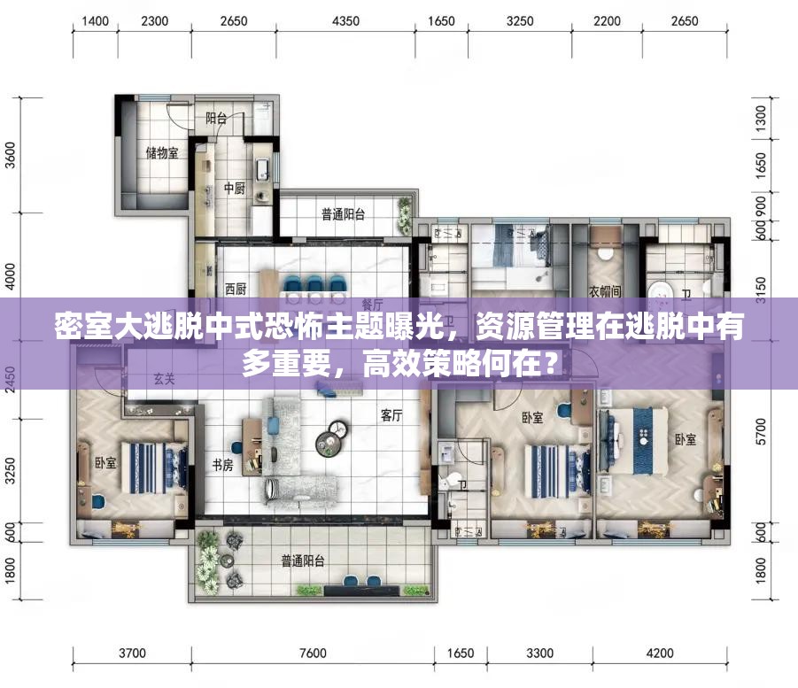 密室大逃脱中式恐怖主题曝光，资源管理在逃脱中有多重要，高效策略何在？