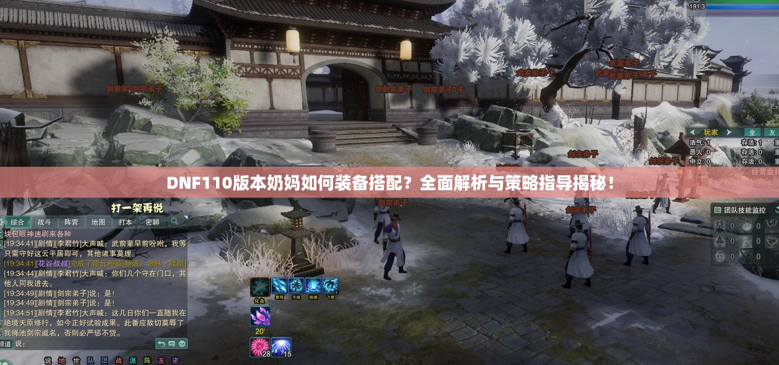 DNF110版本奶妈如何装备搭配？全面解析与策略指导揭秘！