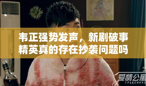 韦正强势发声，新剧破事精英真的存在抄袭问题吗？