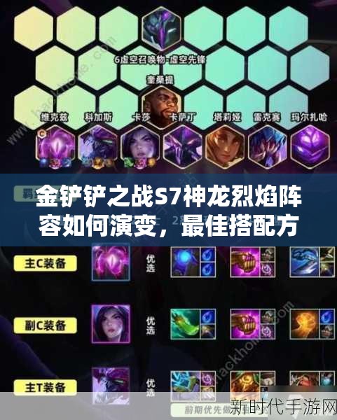 金铲铲之战S7神龙烈焰阵容如何演变，最佳搭配方案成悬念？