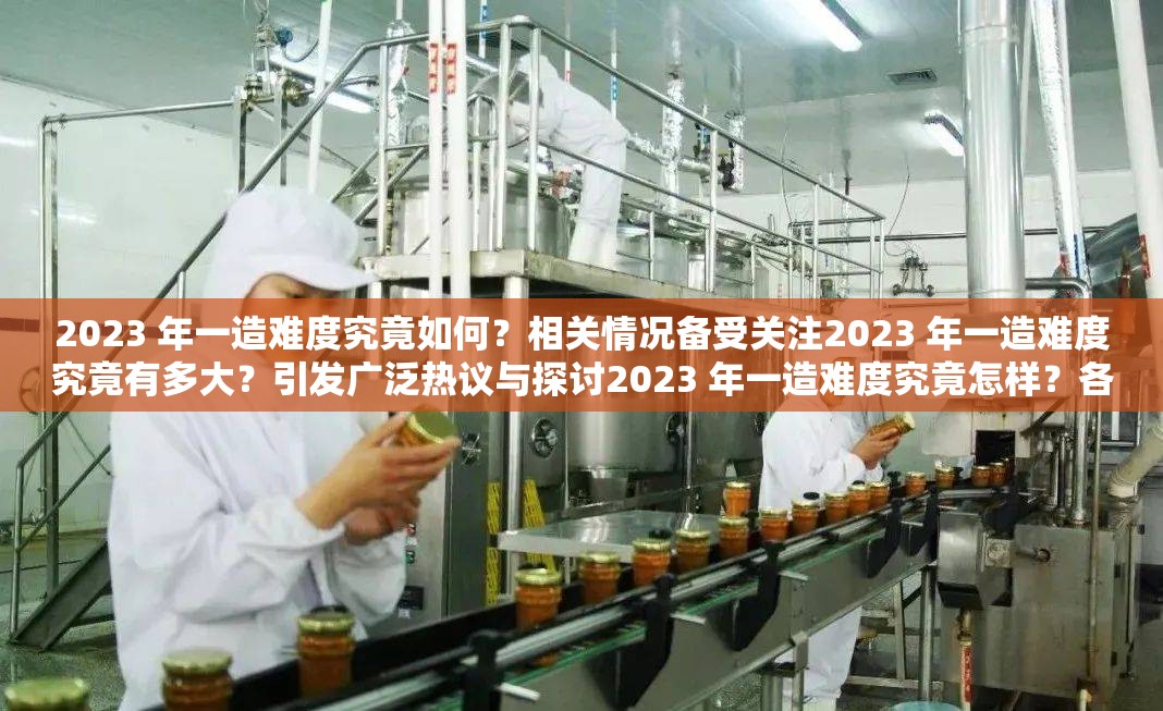 2023 年一造难度究竟如何？相关情况备受关注2023 年一造难度究竟有多大？引发广泛热议与探讨2023 年一造难度究竟怎样？各界对此充满好奇与思考