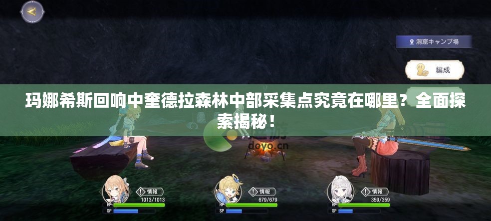 玛娜希斯回响中奎德拉森林中部采集点究竟在哪里？全面探索揭秘！