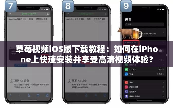 草莓视频iOS版下载教程：如何在iPhone上快速安装并享受高清视频体验？