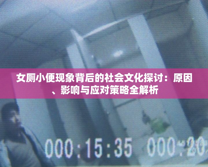 女厕小便现象背后的社会文化探讨：原因、影响与应对策略全解析