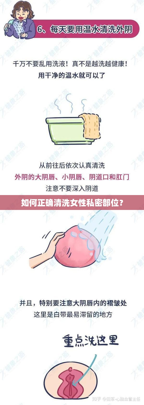 如何正确清洗女性私密部位？