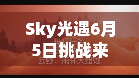 Sky光遇6月5日挑战来袭，如何高效完成2022年6.5每日任务攻略揭秘？