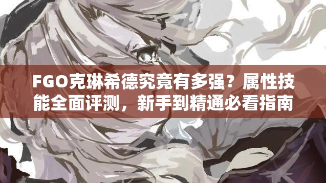 FGO克琳希德究竟有多强？属性技能全面评测，新手到精通必看指南！