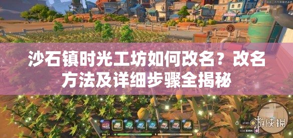 沙石镇时光工坊如何改名？改名方法及详细步骤全揭秘