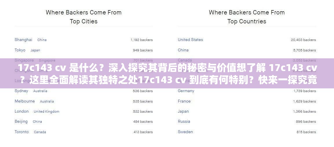 17c143 cv 是什么？深入探究其背后的秘密与价值想了解 17c143 cv ？这里全面解读其独特之处17c143 cv 到底有何特别？快来一探究竟