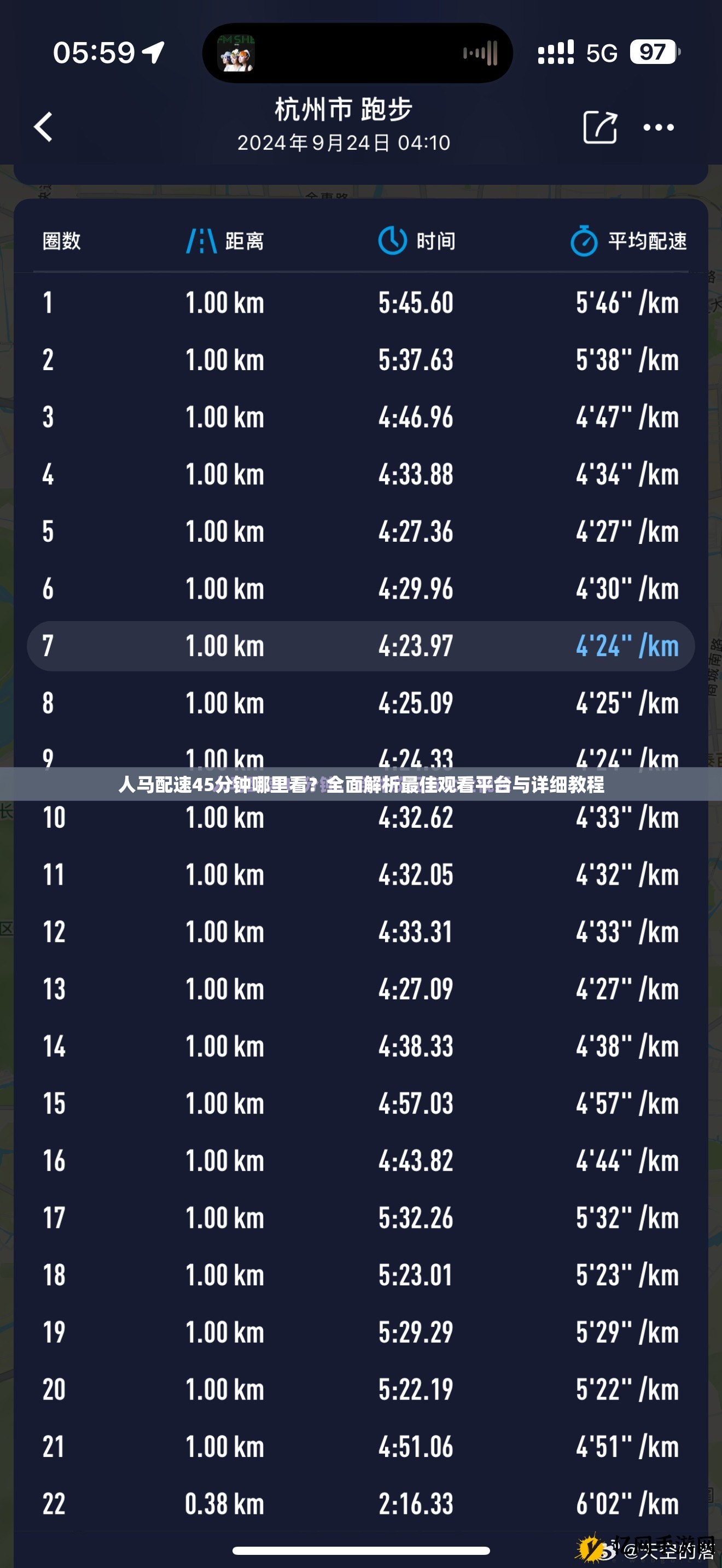 人马配速45分钟哪里看？全面解析最佳观看平台与详细教程