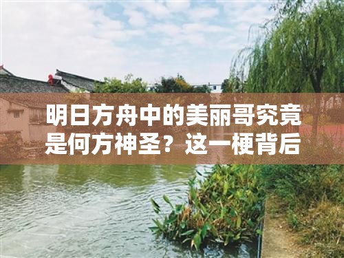 明日方舟中的美丽哥究竟是何方神圣？这一梗背后有何故事？