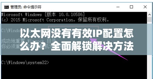 以太网没有有效IP配置怎么办？全面解锁解决方法与技巧全攻略