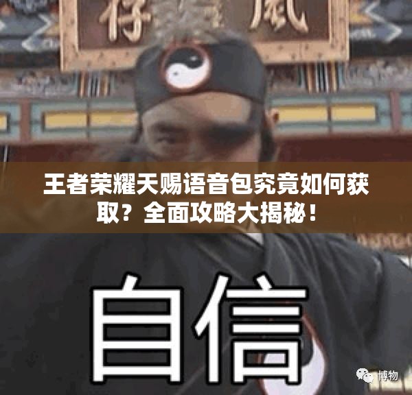王者荣耀天赐语音包究竟如何获取？全面攻略大揭秘！