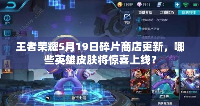王者荣耀5月19日碎片商店更新，哪些英雄皮肤将惊喜上线？
