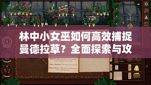 林中小女巫如何高效捕捉曼德拉草？全面探索与攻略指南