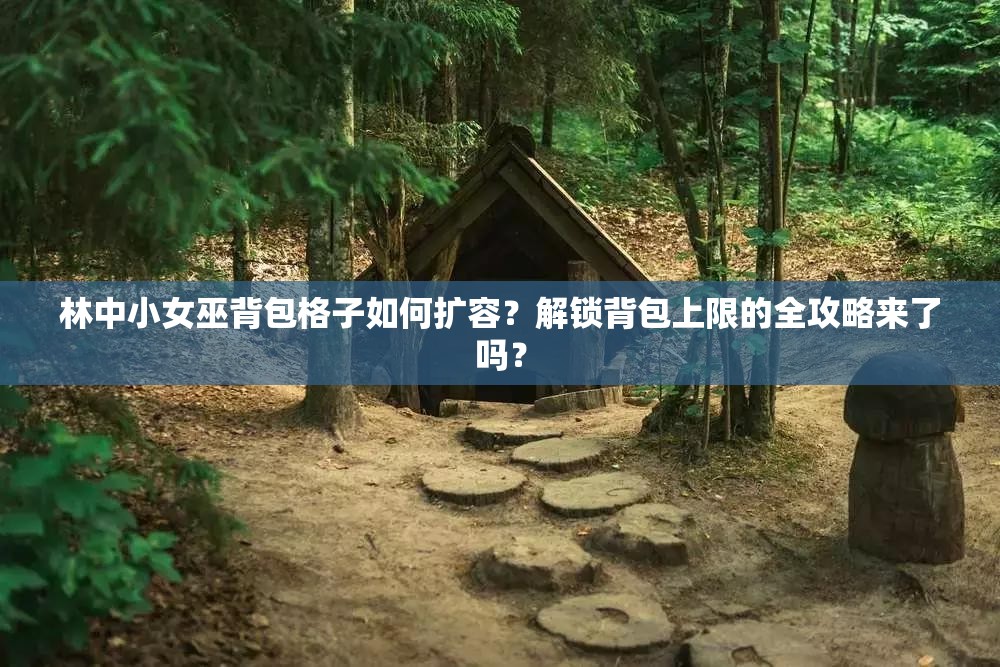林中小女巫背包格子如何扩容？解锁背包上限的全攻略来了吗？