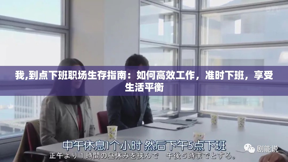 我,到点下班职场生存指南：如何高效工作，准时下班，享受生活平衡