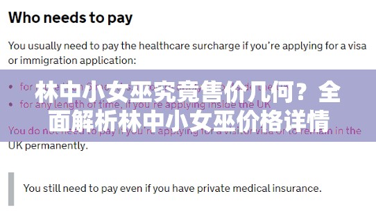 林中小女巫究竟售价几何？全面解析林中小女巫价格详情