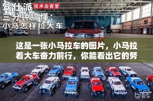 这是一张小马拉车的图片，小马拉着大车奋力前行，你能看出它的努力和坚持吗？