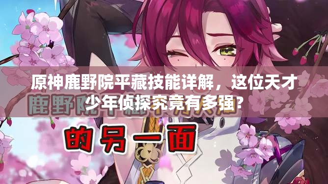 原神鹿野院平藏技能详解，这位天才少年侦探究竟有多强？