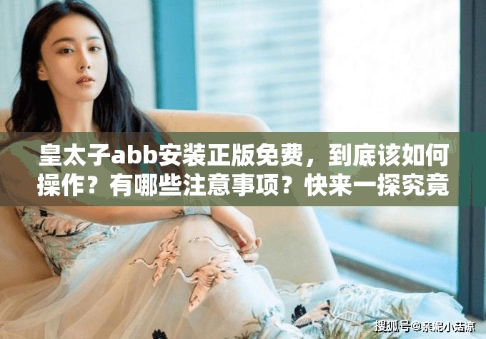 皇太子abb安装正版免费，到底该如何操作？有哪些注意事项？快来一探究竟