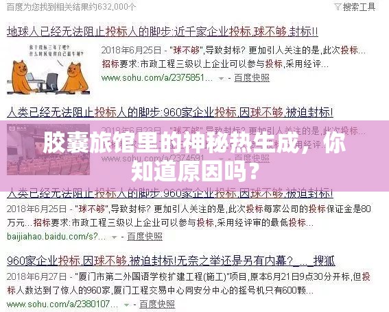 胶囊旅馆里的神秘热生成，你知道原因吗？