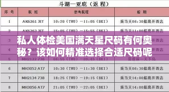 私人体检美国满天星尺码有何奥秘？该如何精准选择合适尺码呢私人体检美国满天星尺码究竟如何确定才最恰当私人体检美国满天星尺码大小究竟意味着什么？如何知晓最佳尺码