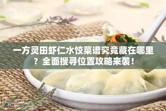 一方灵田虾仁水饺菜谱究竟藏在哪里？全面搜寻位置攻略来袭！