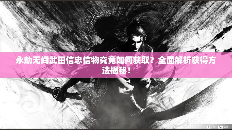 永劫无间武田信忠信物究竟如何获取？全面解析获得方法揭秘！