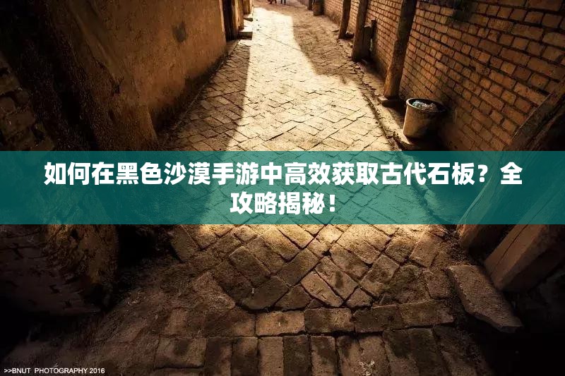 如何在黑色沙漠手游中高效获取古代石板？全攻略揭秘！