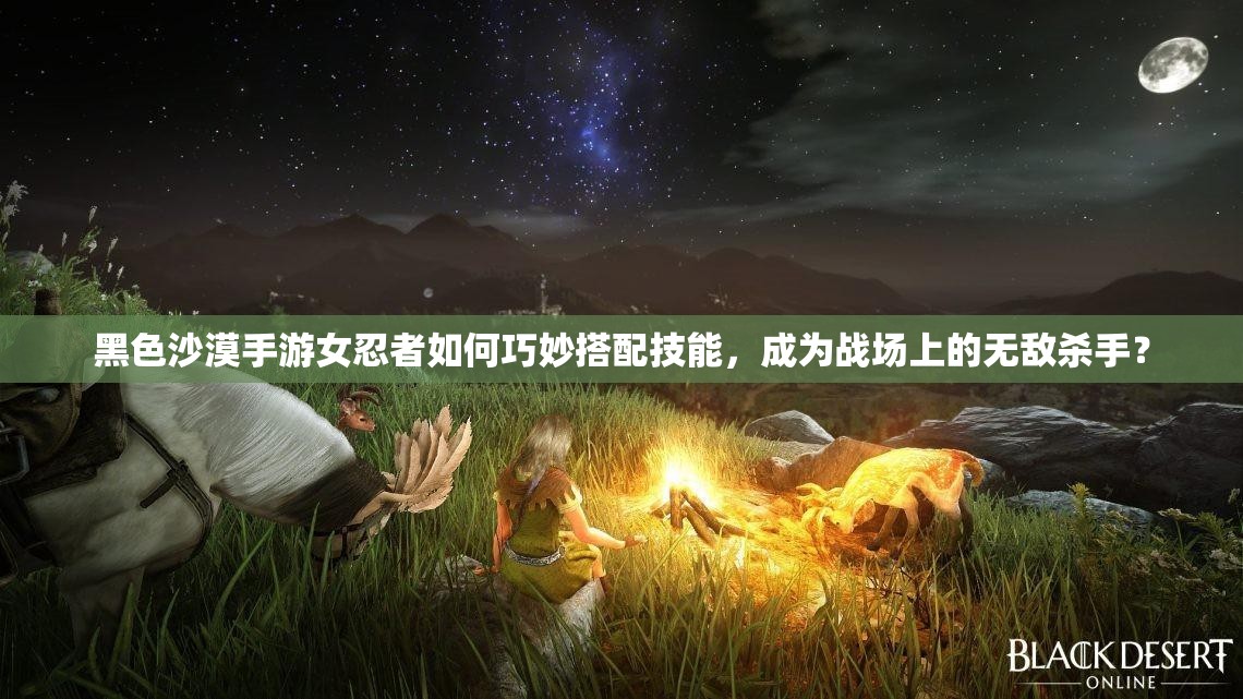 黑色沙漠手游女忍者如何巧妙搭配技能，成为战场上的无敌杀手？