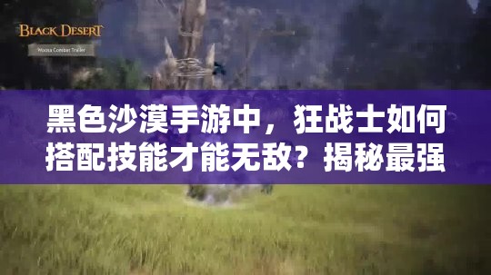 黑色沙漠手游中，狂战士如何搭配技能才能无敌？揭秘最强组合！