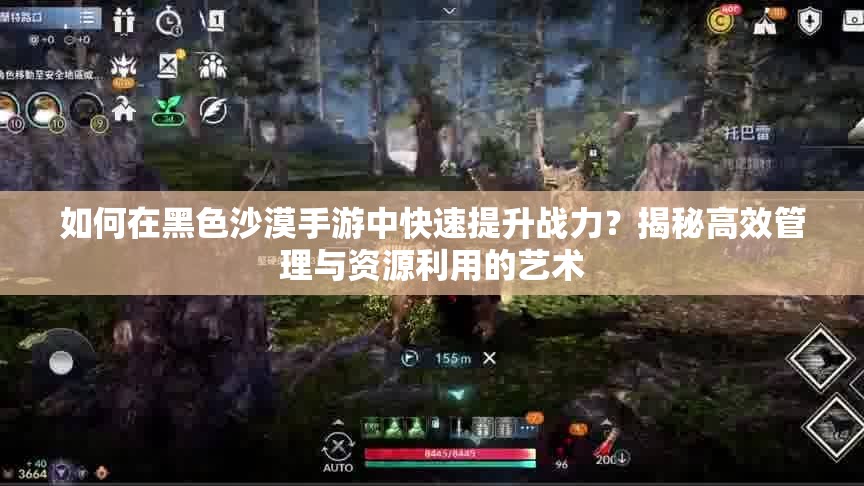 如何在黑色沙漠手游中快速提升战力？揭秘高效管理与资源利用的艺术