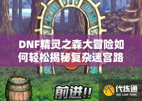 DNF精灵之森大冒险如何轻松揭秘复杂迷宫路线与详尽地图攻略？