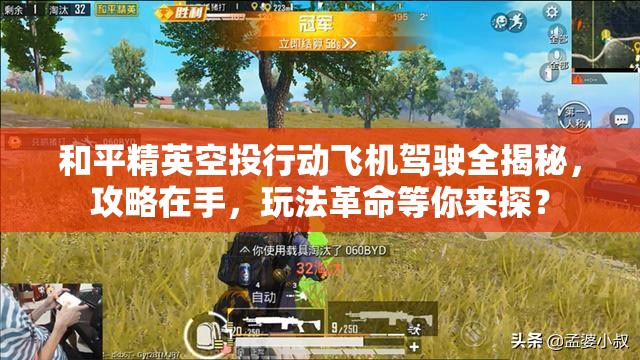 和平精英空投行动飞机驾驶全揭秘，攻略在手，玩法革命等你来探？