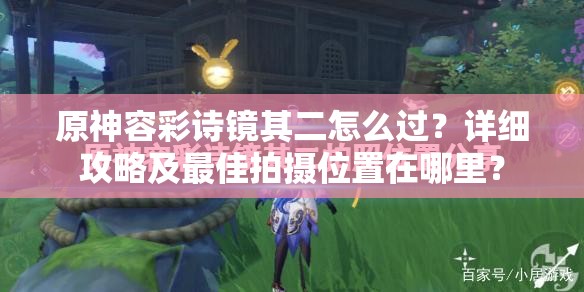 原神容彩诗镜其二怎么过？详细攻略及最佳拍摄位置在哪里？