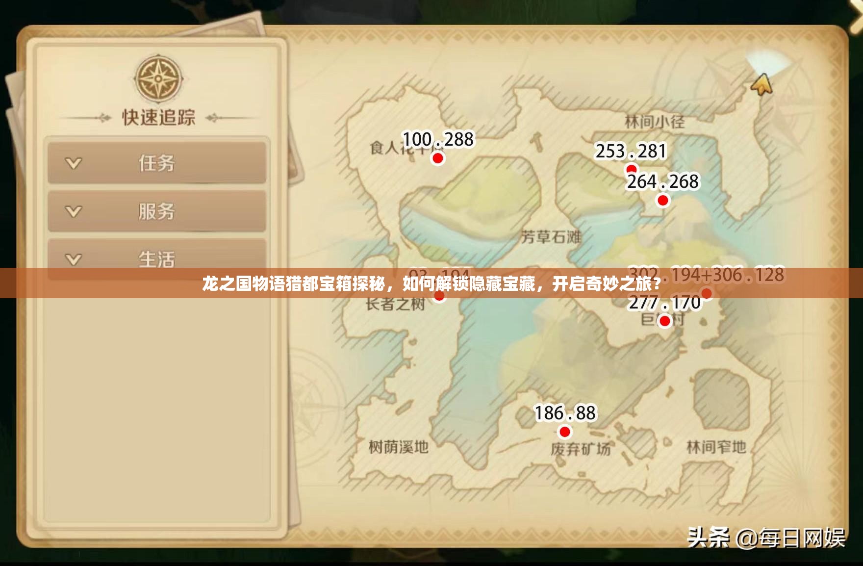 龙之国物语猎都宝箱探秘，如何解锁隐藏宝藏，开启奇妙之旅？