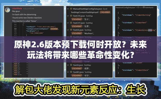 原神2.6版本预下载何时开放？未来玩法将带来哪些革命性变化？