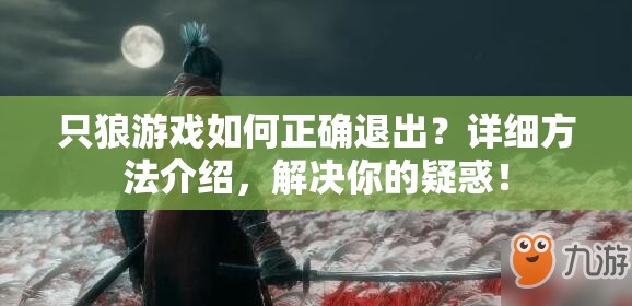 只狼游戏如何正确退出？详细方法介绍，解决你的疑惑！