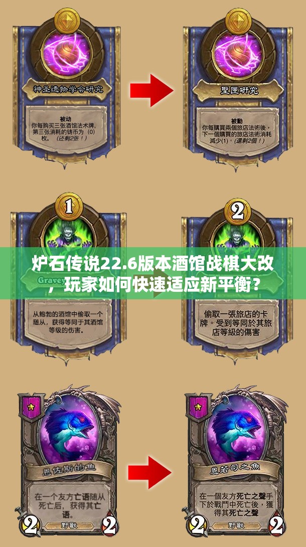 炉石传说22.6版本酒馆战棋大改，玩家如何快速适应新平衡？
