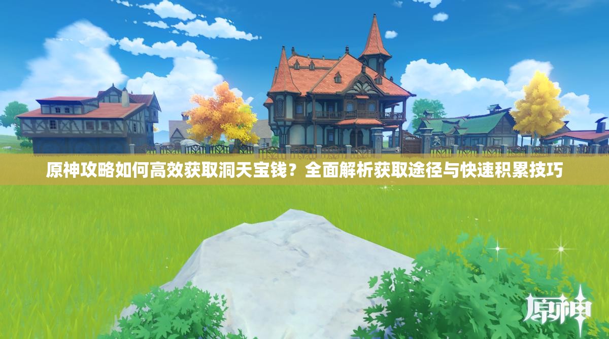 原神攻略如何高效获取洞天宝钱？全面解析获取途径与快速积累技巧